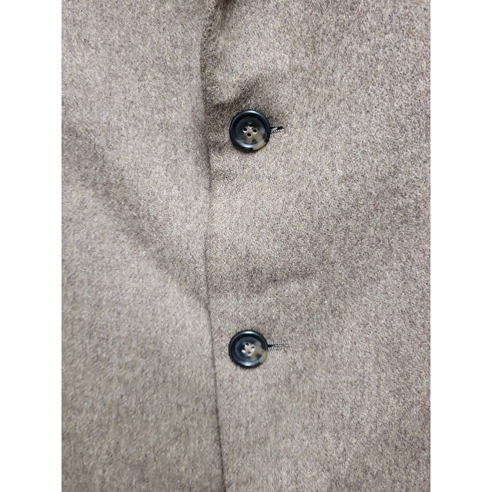 JOS. A. BANK Brown Tan 100% Camel hair Wool flannel mens jacket blazer 50R EUC - Picture 2 of 11